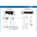 Selcom 2 paneles Puerta de elevación de apertura lateral con inversor de puerta y motor de accionamiento, sistema de puerta automática